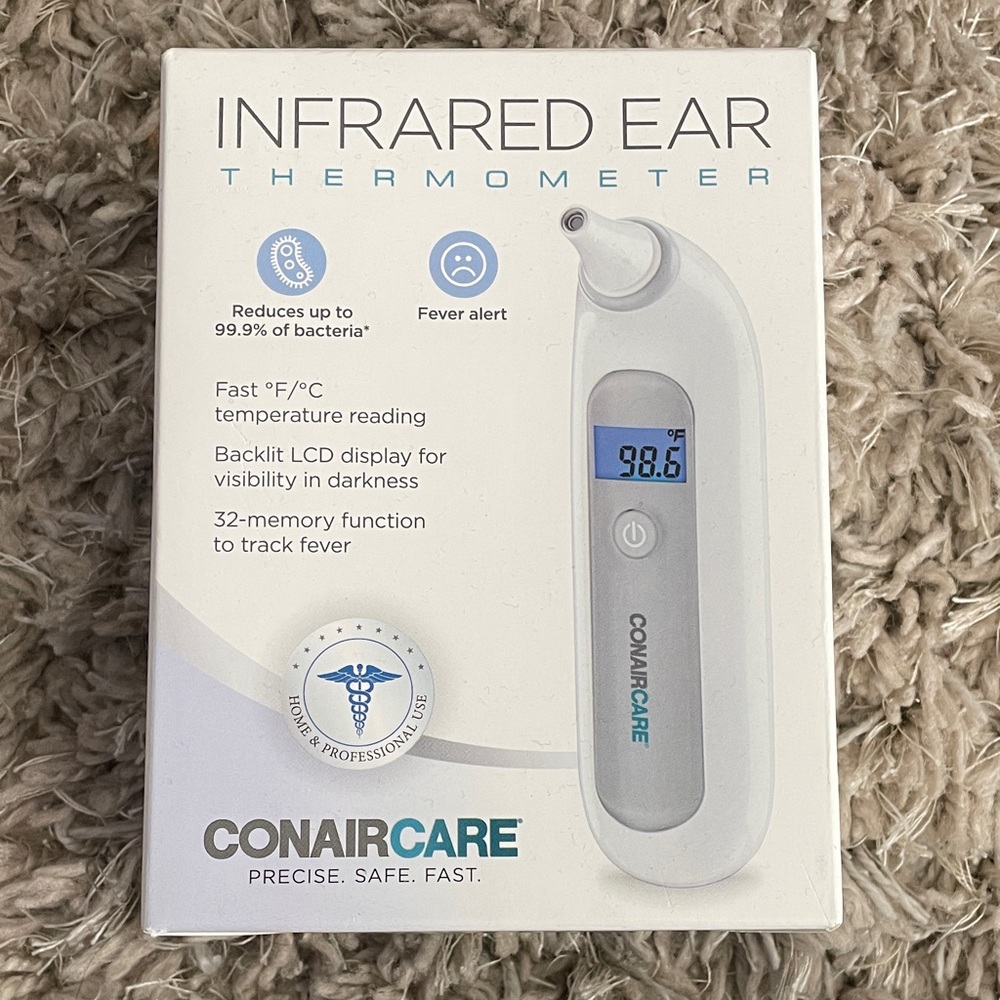 ConairCare Infrared Ear Thermometer - White